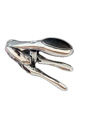 Metrokane Polished Sterling Rabbit Vertical Corkscrew Wine Opener & Foil Cutter